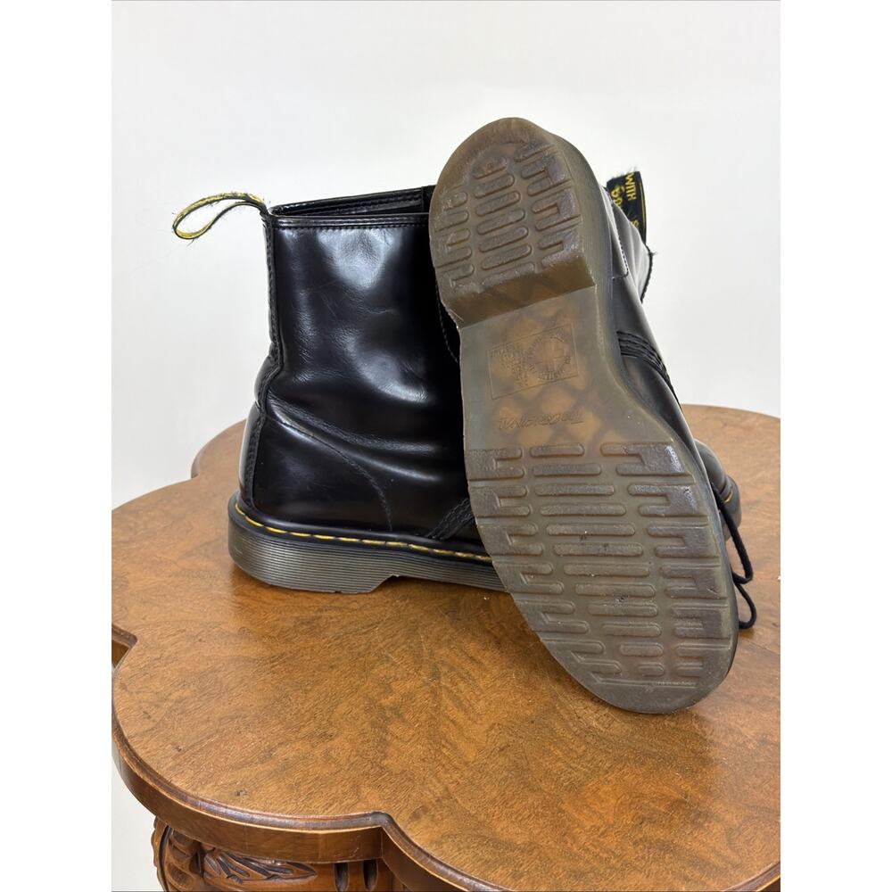 Dr Martens Black 8 Hole Lace Up Combat Boots Womens Size 8 - Picture 2 of 8
